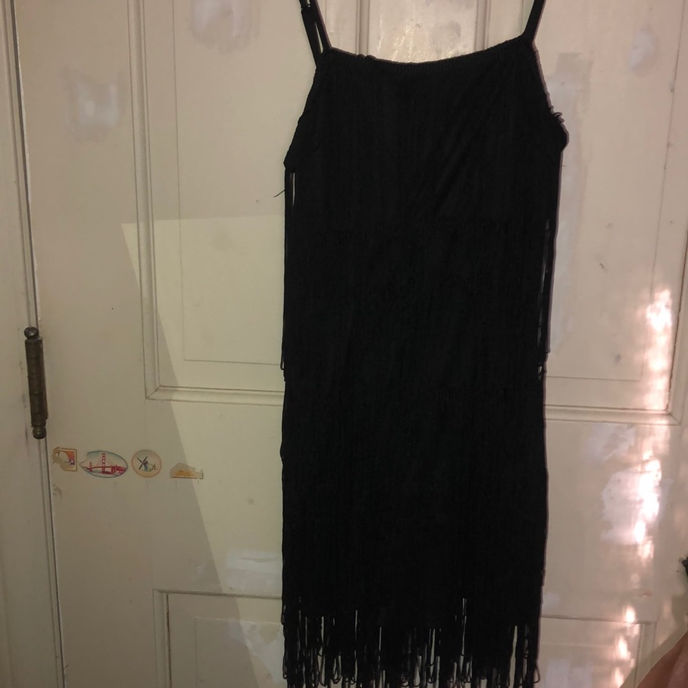 Black shirt dress/shirt